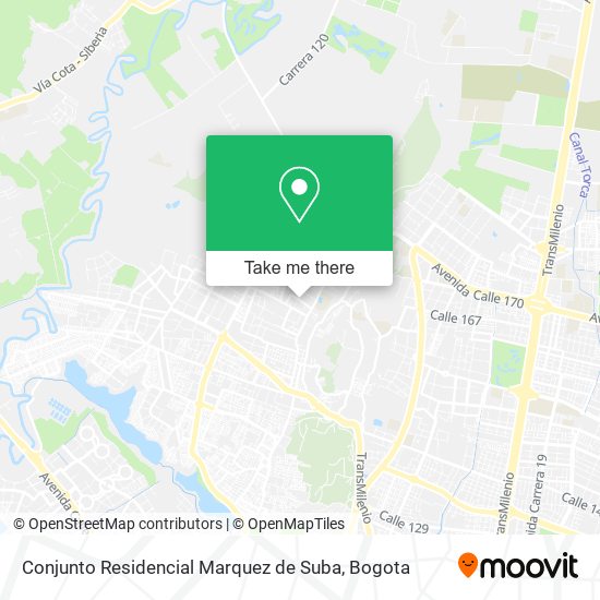Conjunto Residencial Marquez de Suba map