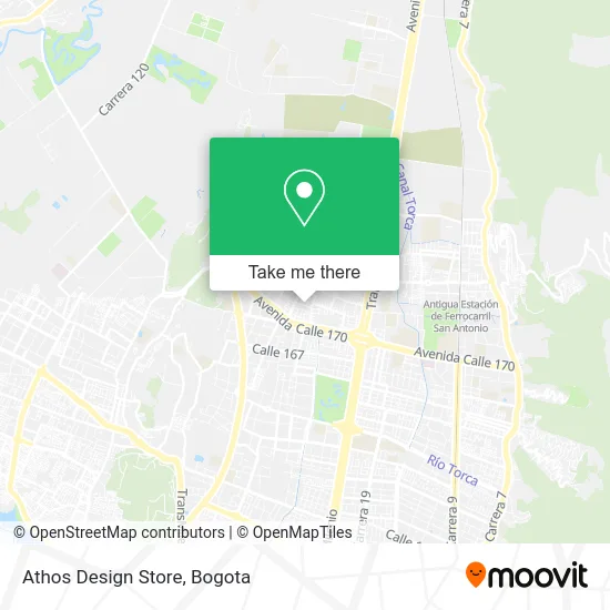 Athos Design Store map