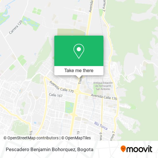 Pescadero Benjamin Bohorquez map