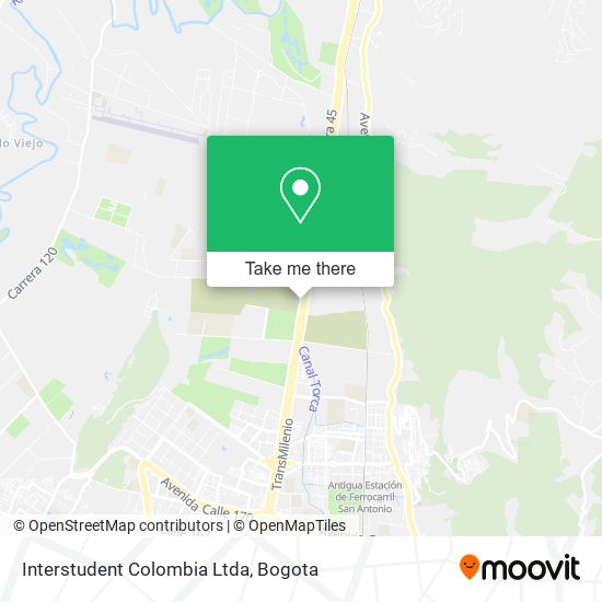Interstudent Colombia Ltda map