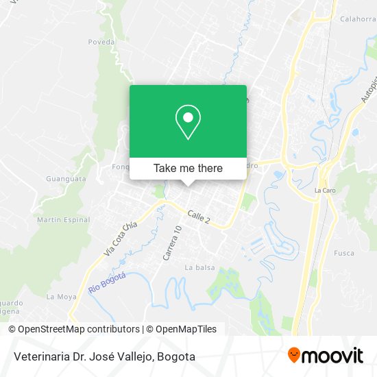 Veterinaria Dr. José Vallejo map