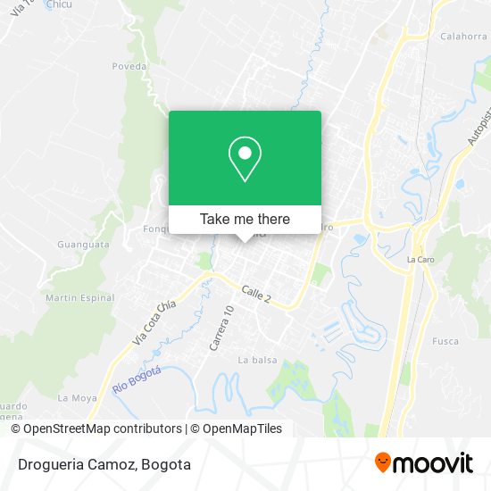 Drogueria Camoz map