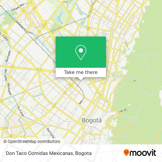 Don Taco Comidas Mexicanas map