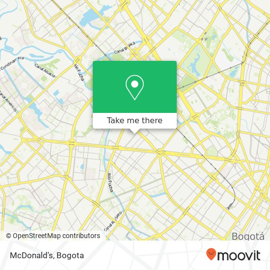 McDonald's map