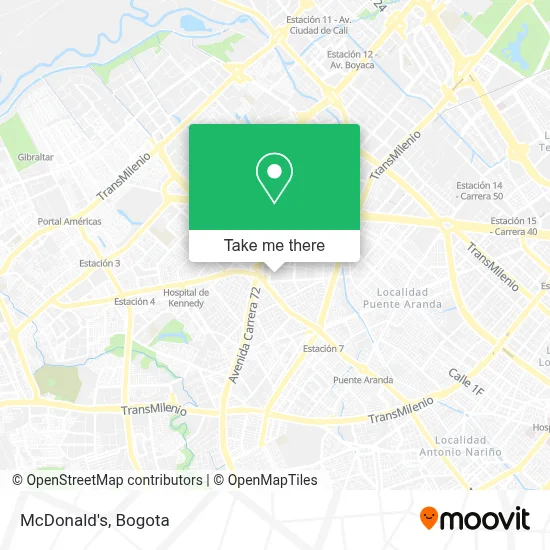 McDonalds map