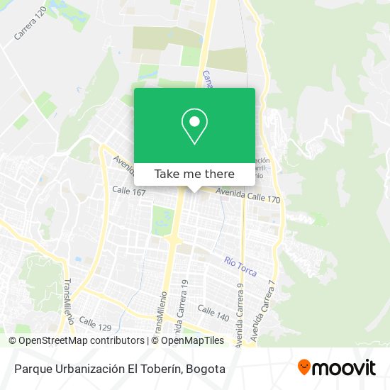 Parque Urbanización El Toberín map