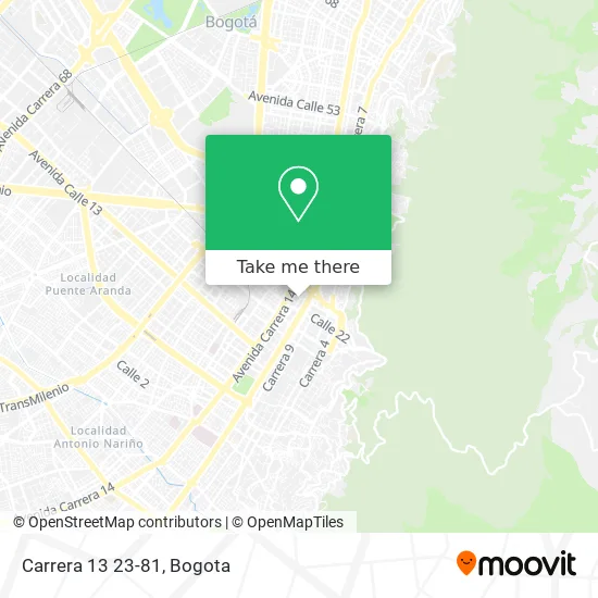 Carrera 13 23-81 map