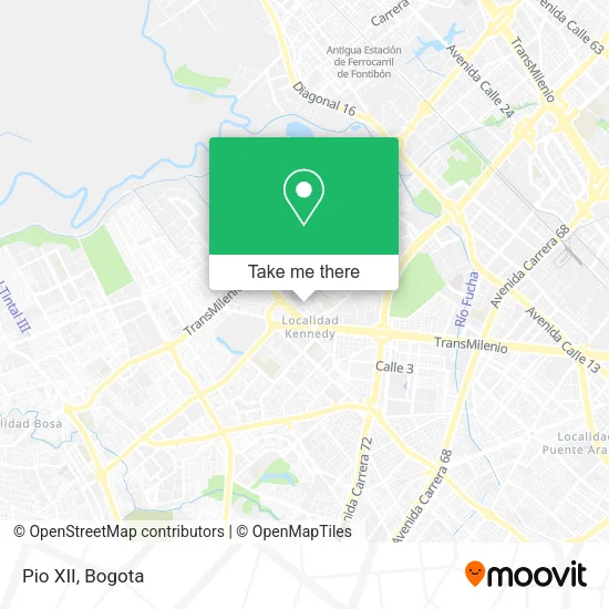 Pio XII map