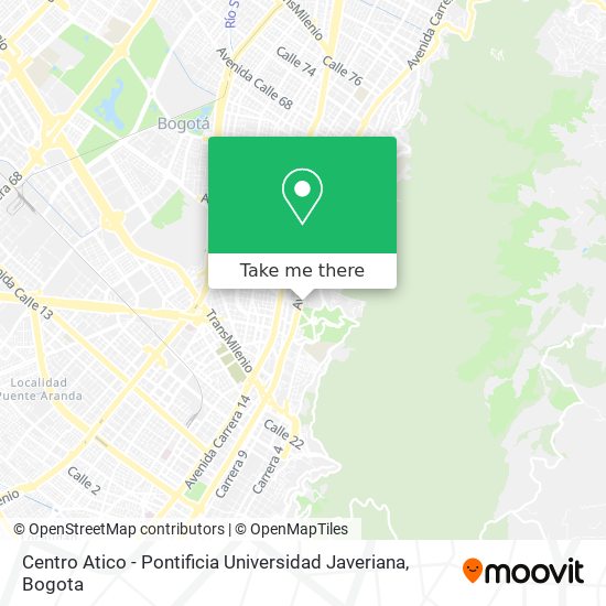 Centro Atico - Pontificia Universidad Javeriana map