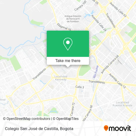 Colegio San José de Castilla map