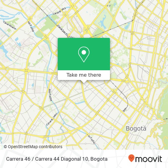 Mapa de Carrera 46 / Carrera 44 Diagonal 10
