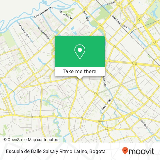 Escuela de Baile Salsa y Ritmo Latino map