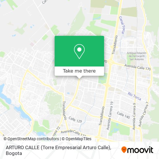 ARTURO CALLE (Torre Empresarial Arturo Calle) map