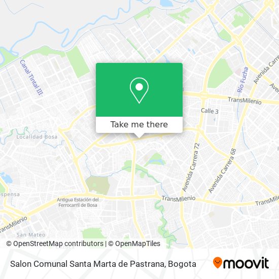 Salon Comunal Santa Marta de Pastrana map