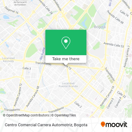 Centro Comercial Carrera Automotriz map