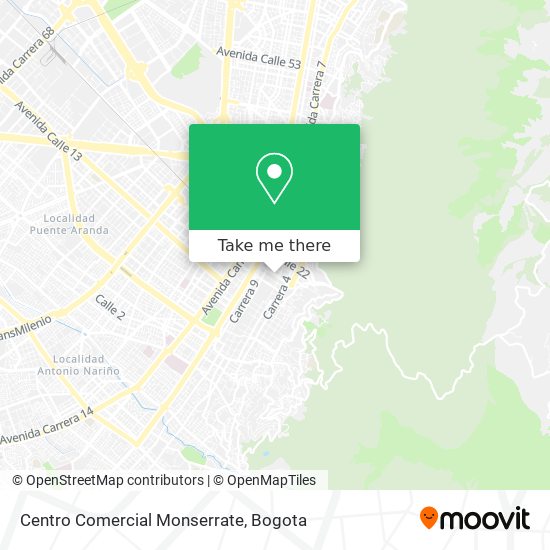 Centro Comercial Monserrate map