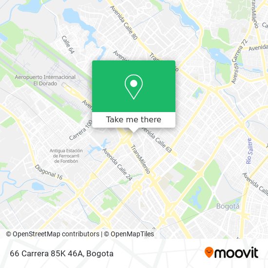 Mapa de 66 Carrera 85K 46A