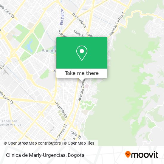 Clinica de Marly-Urgencias map