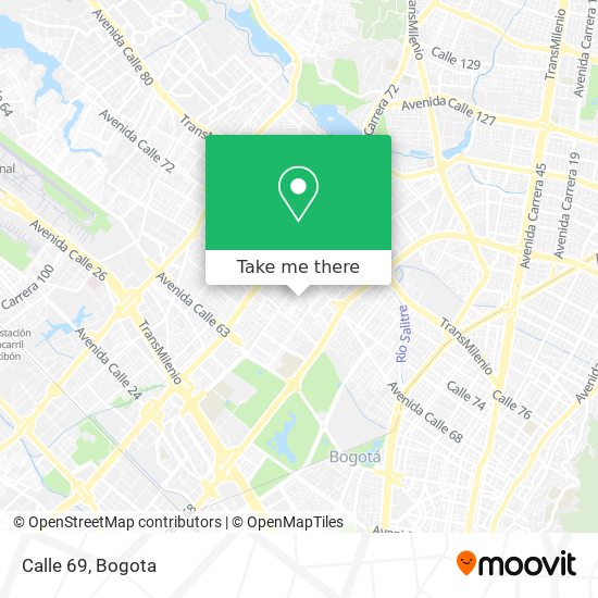 Mapa de Calle 69