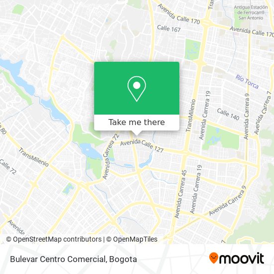 Bulevar Centro Comercial map