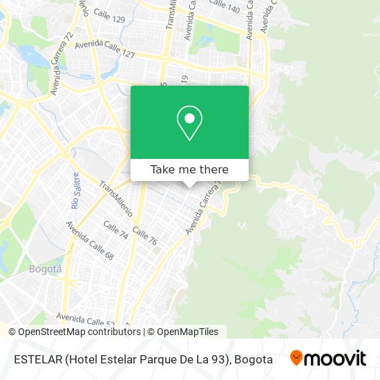 ESTELAR (Hotel Estelar Parque De La 93) map