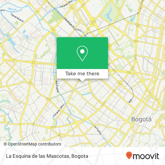 La Esquina de las Mascotas map