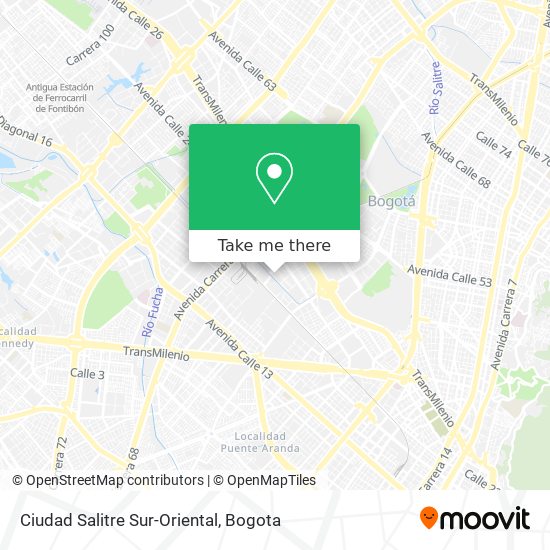 Ciudad Salitre Sur-Oriental map