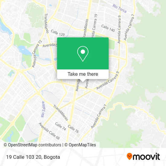 19 Calle 103 20 map