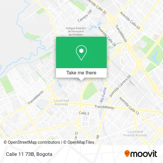 Calle 11 73B map