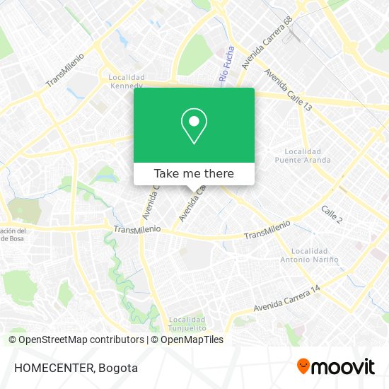 HOMECENTER map