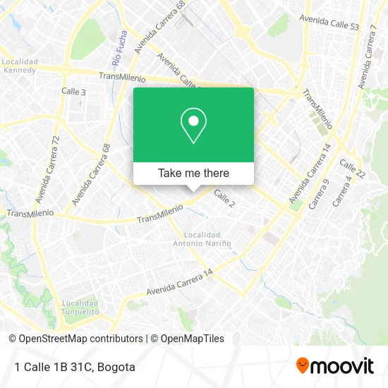 Mapa de 1 Calle 1B 31C