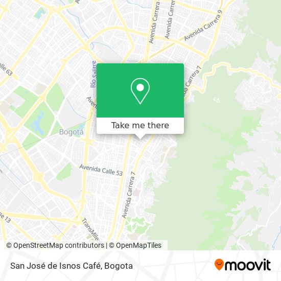 San José de Isnos Café map