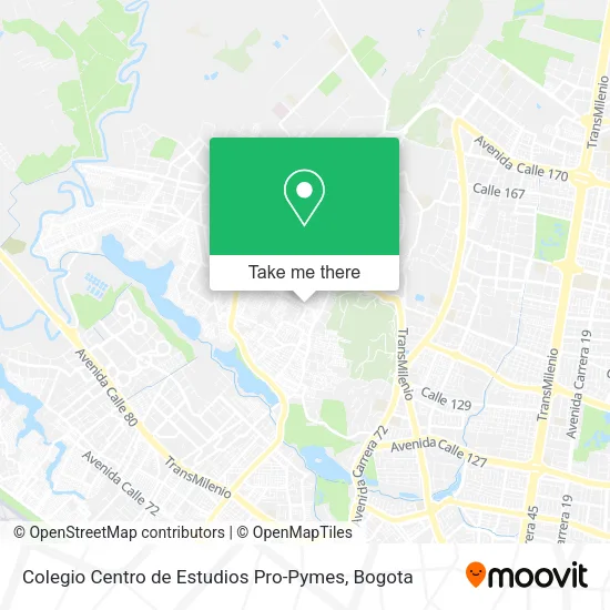 Colegio Centro de Estudios Pro-Pymes map