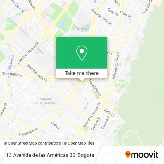 13 Avenida de las Américas 30 map