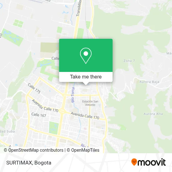 SURTIMAX map