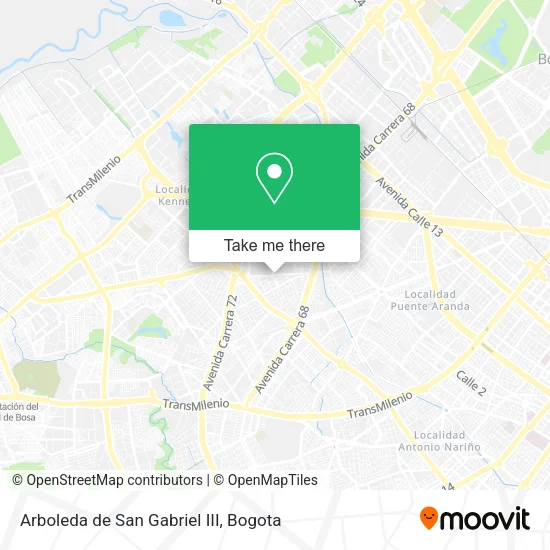 Mapa de Arboleda de San Gabriel III
