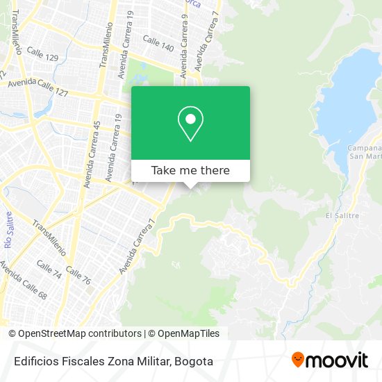 Mapa de Edificios Fiscales Zona Militar