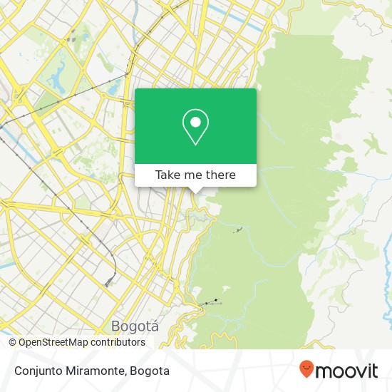 Conjunto Miramonte map