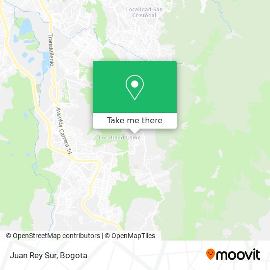 Mapa de Juan Rey Sur