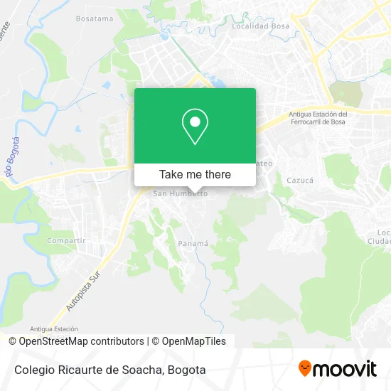 Colegio Ricaurte de Soacha map
