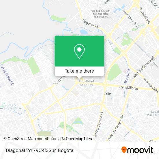 Mapa de Diagonal 2d 79C-83Sur