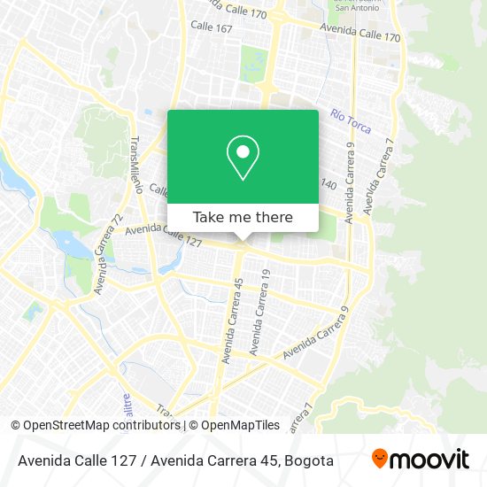 Avenida Calle 127 / Avenida Carrera 45 map