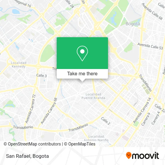 San Rafael map