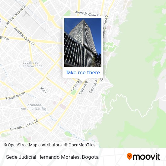 Mapa de Sede Judicial Hernando Morales