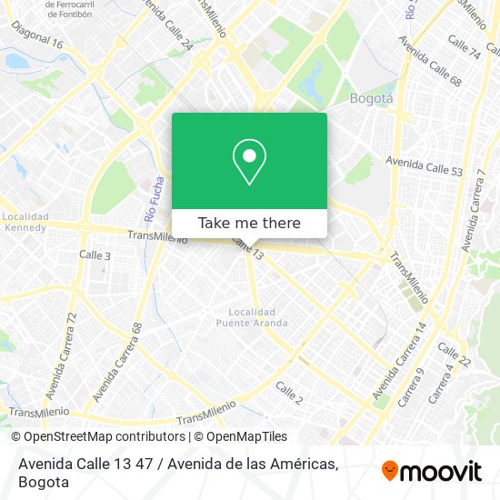 Avenida Calle 13 47 / Avenida de las Américas map