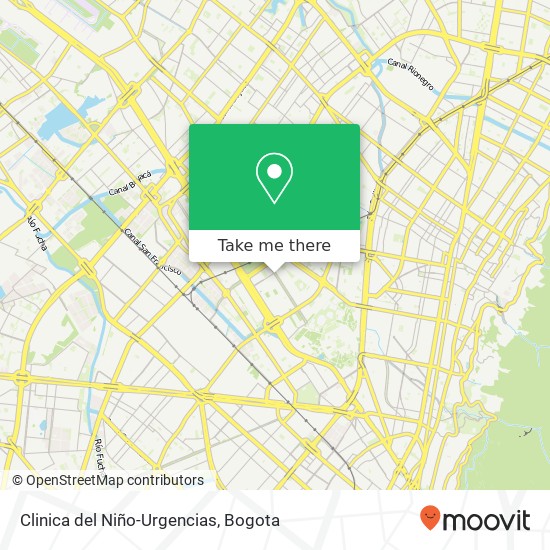 Clinica del Niño-Urgencias map