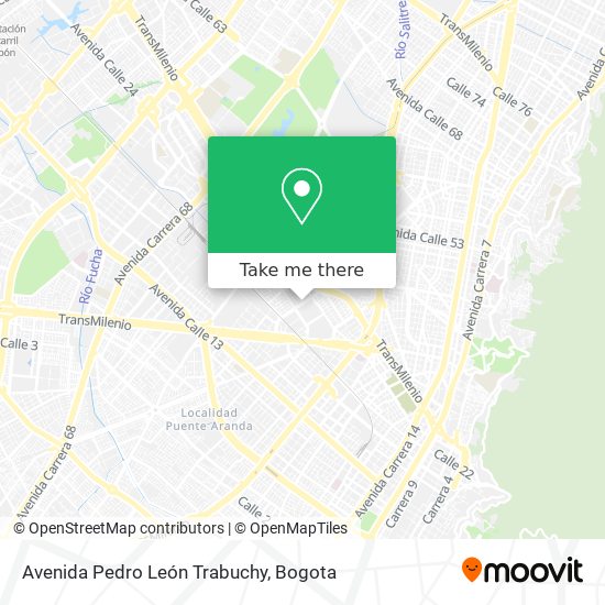 Avenida Pedro León Trabuchy map