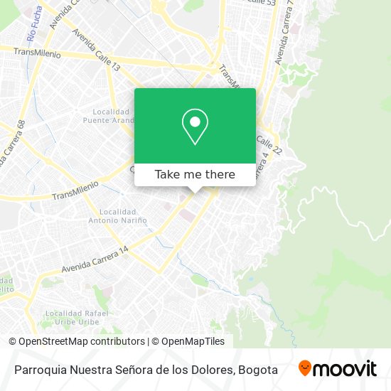 Parroquia Nuestra Señora de los Dolores map