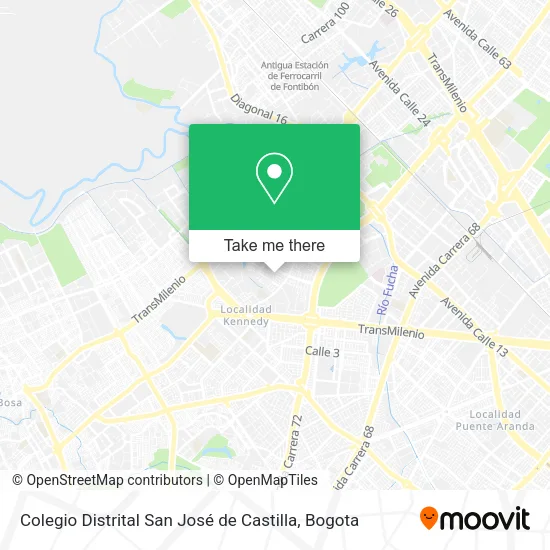 Colegio Distrital San José de Castilla map