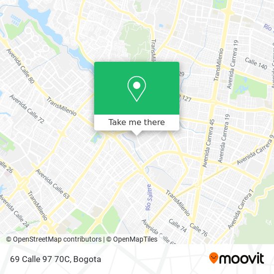 Mapa de 69 Calle 97 70C